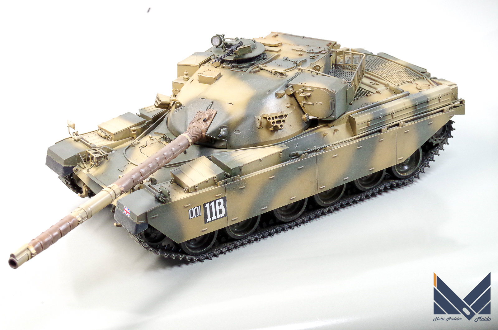 絶版 希少 モーター付き タミヤ イギリス 戦車 チーフテン Mk5 - 模型 