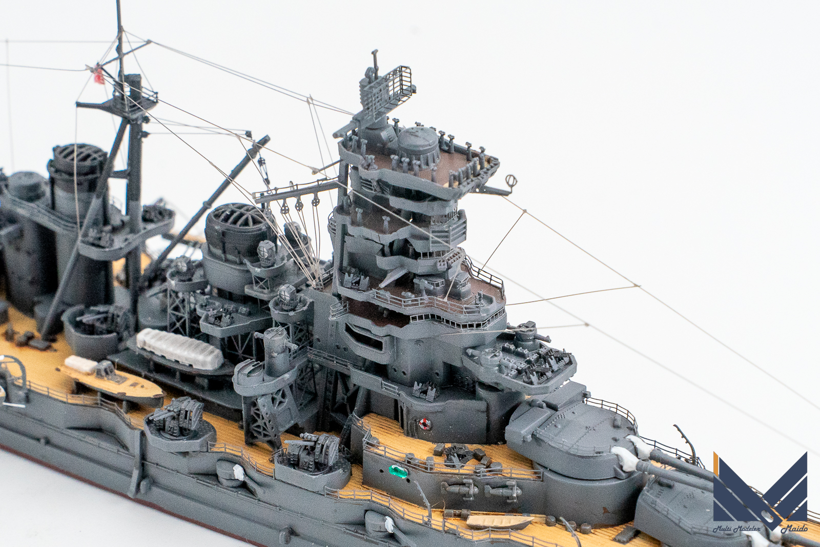 フジミ　1/700　日本海軍戦艦　榛名　プラモデル　完成品