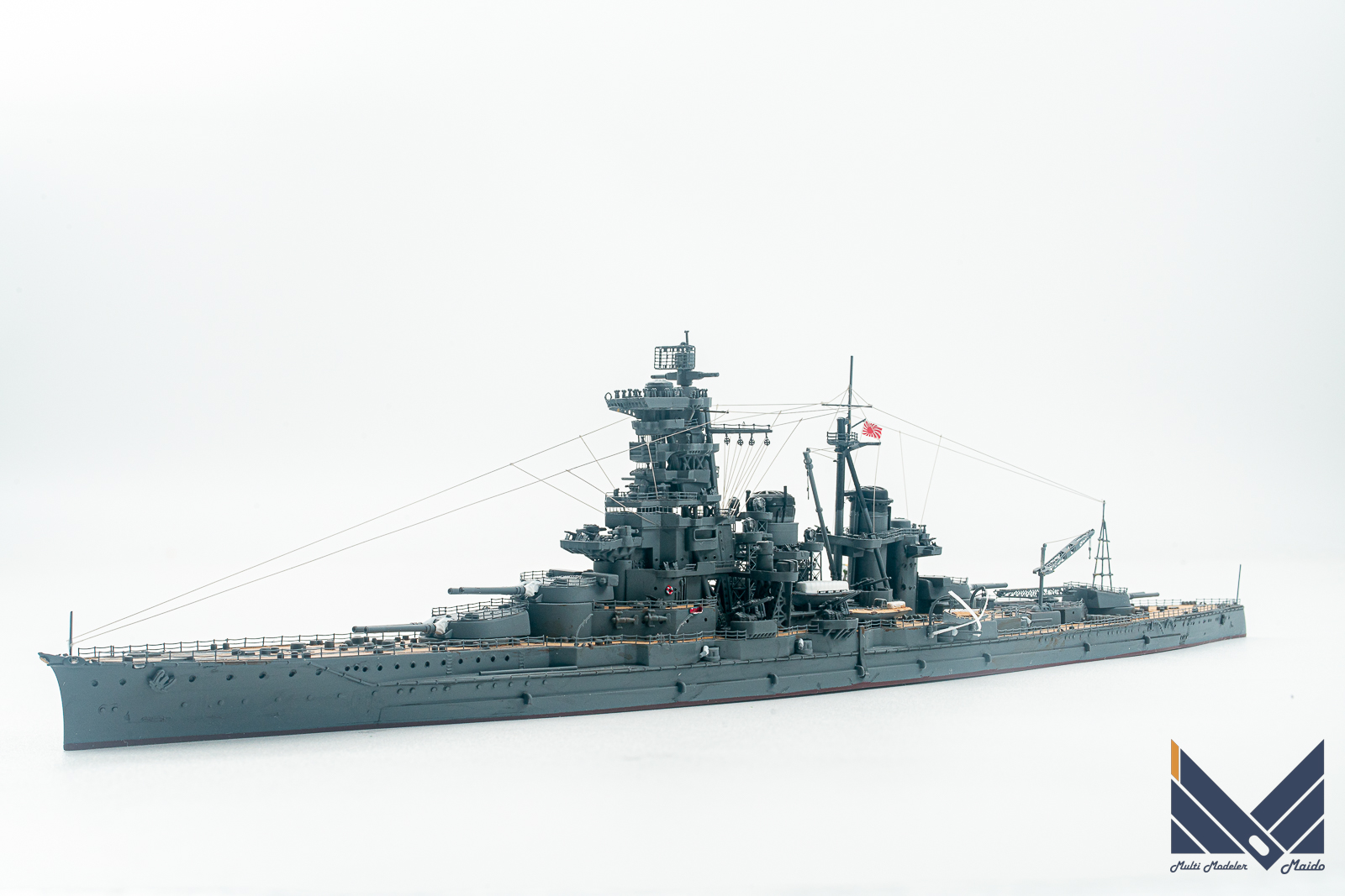 プラモデル完成品】旧日本海軍・戦艦「榛名」-