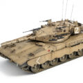 タコム　1/35　イスラエル　戦車メルカバMK1　プラモデル　完成品