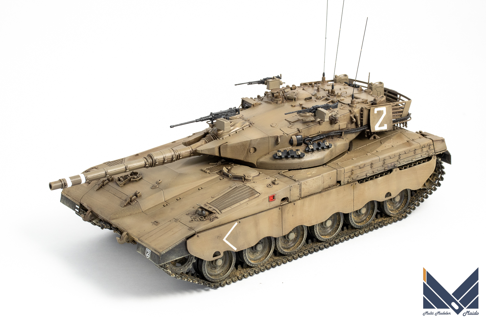 タコム 1/35 メルカバMK.1 TAKOM Merkava Mk.1 AFV模型完成品 - 模型工房M