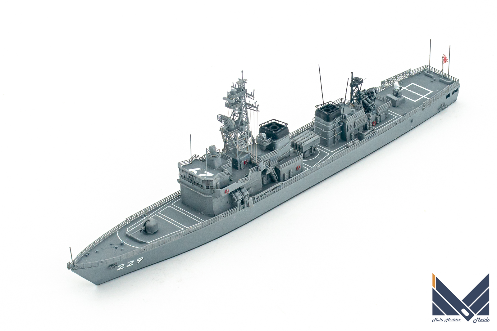 ハセガワ 1/700 海上自衛隊 護衛艦 あぶくま 完成品 JMSDF Abukuma