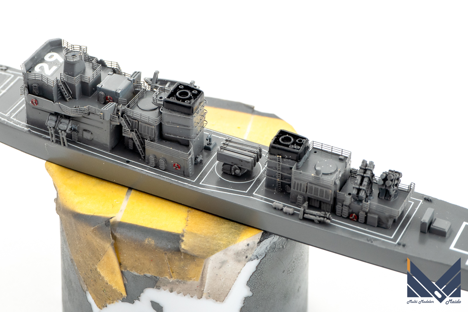 ハセガワ　1/700　海上自衛隊護衛艦　あぶくま　プラモデル　製作中