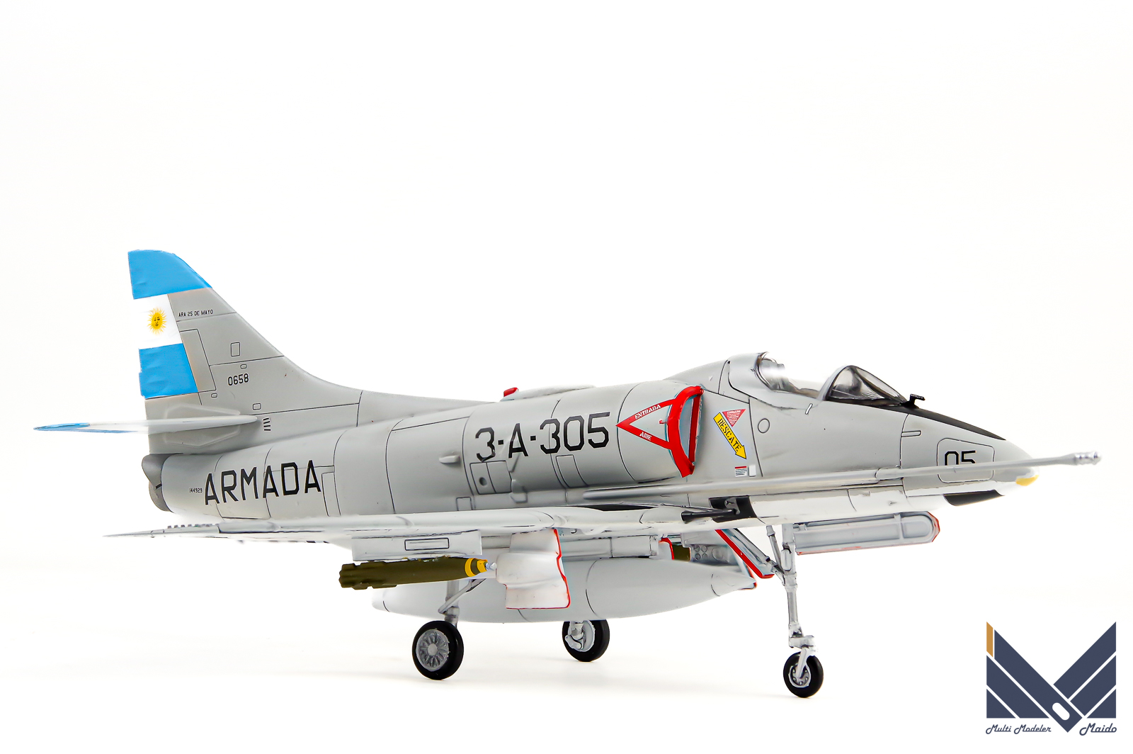 エアフィックス 1/72 A-4Q アルゼンチン海軍 AIRFIX 飛行機模型完成品 