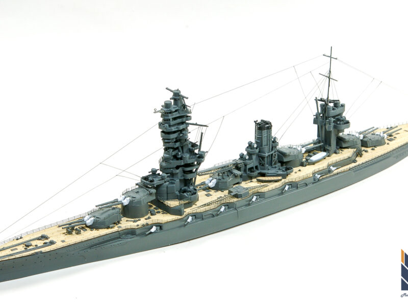 アオシマ　1/700　日本海軍戦艦　扶桑1938 プラモデル　完成品