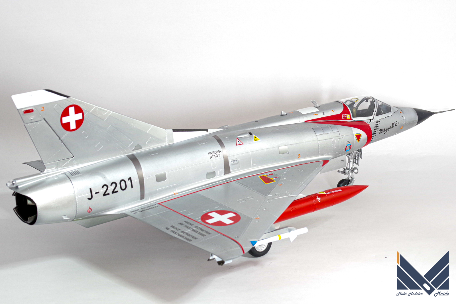 イタレリ 1/32 ミラージュⅢC スイス空軍 Italeri Dassault Mirage III 