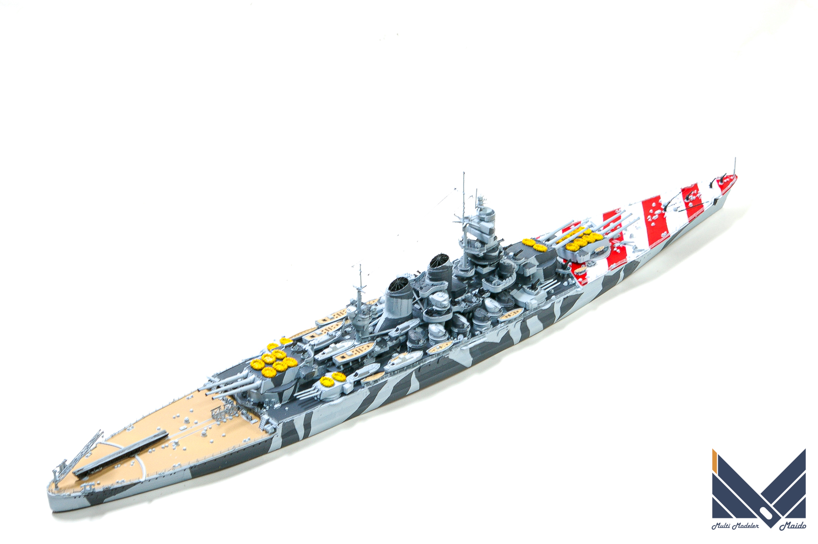 1/700 日本海軍戦艦 比叡 １９４2 完成品 - プラモデル