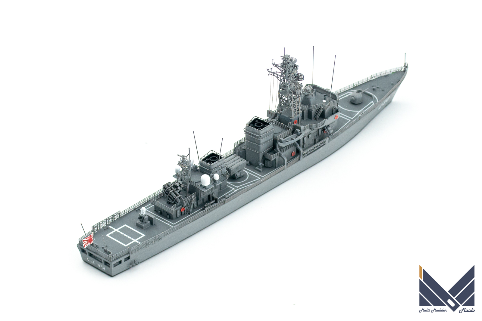 ハセガワ　1/700　海上自衛隊　護衛艦　じんつう　2022　ハイパーディテールプラモデル　完成品