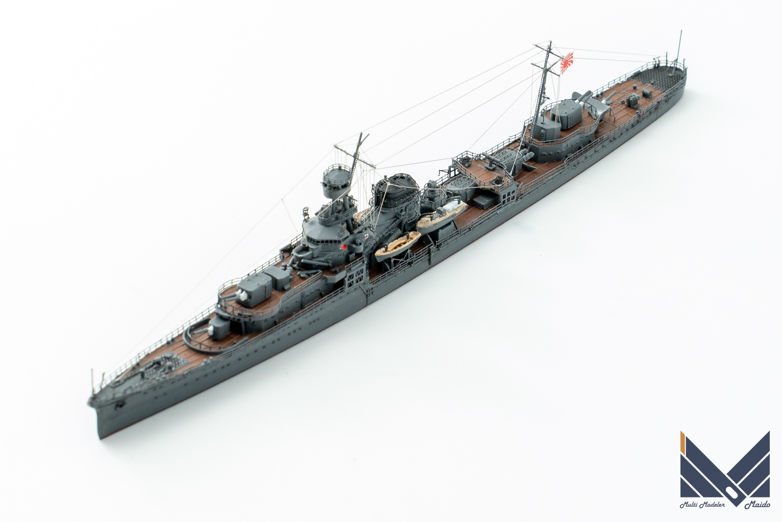 完成品・ジオラマ模型】1/700 大日本帝国海軍重巡洋艦「高雄」 - 模型 