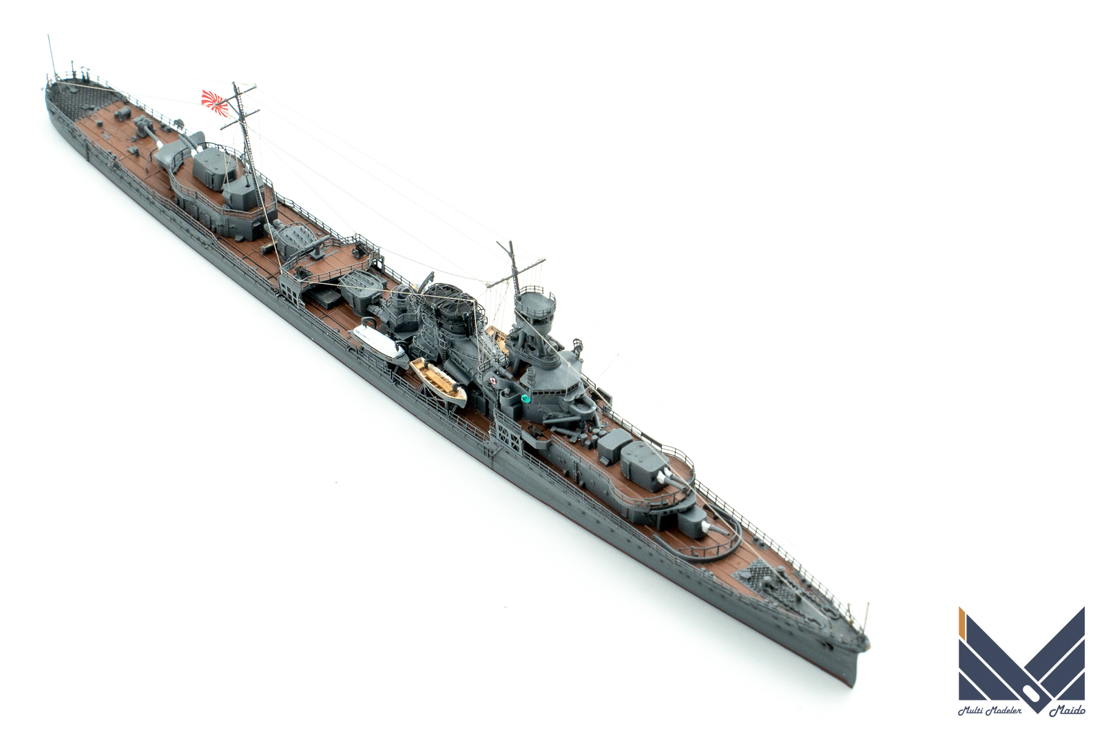 ピットロード　1/700　日本海軍　軽巡洋艦　夕張　プラモデル　完成品