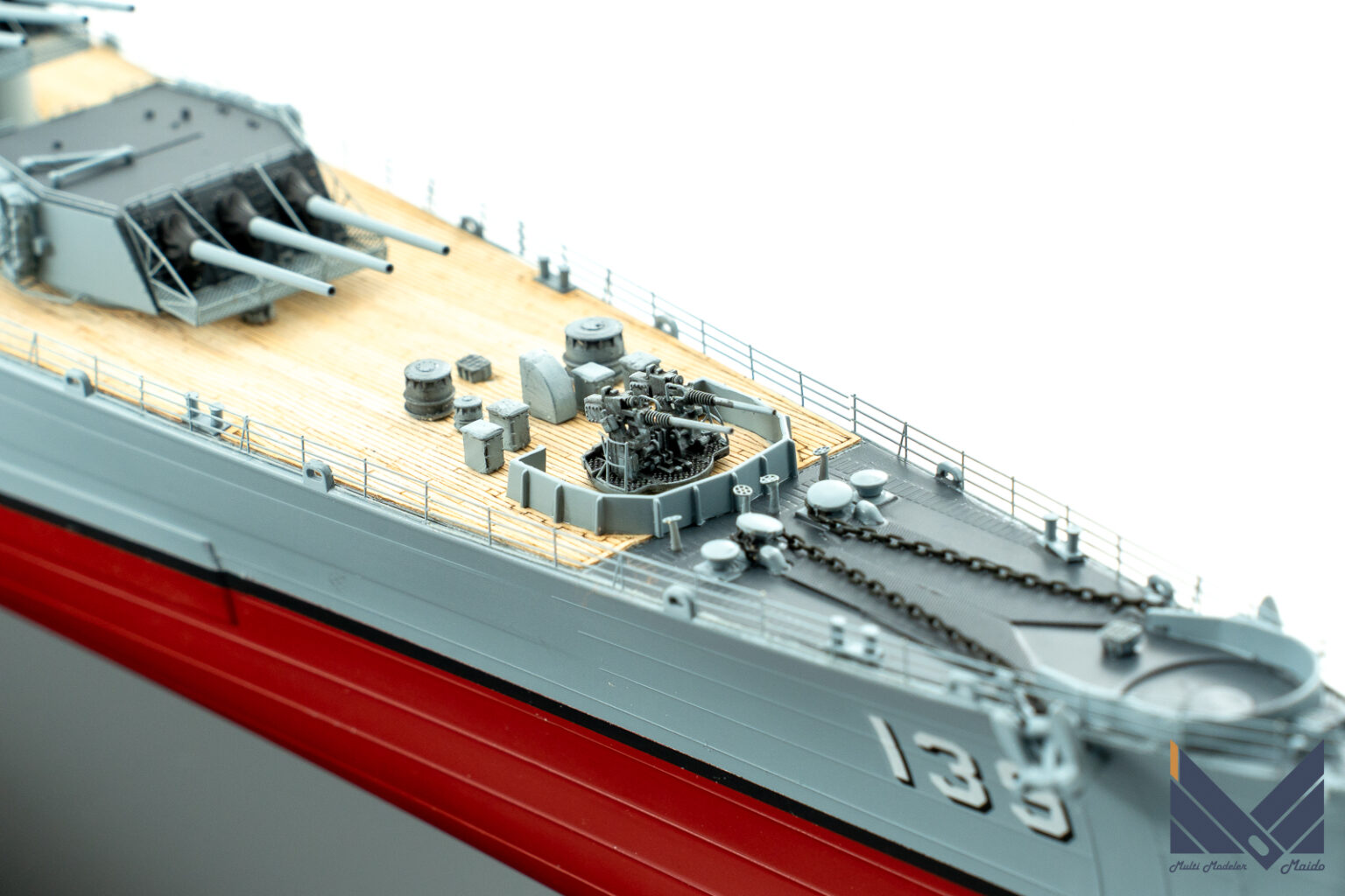 ベリーファイアモデル 1/350 アメリカ海軍重巡洋艦 セーラム 完成品 Salam veryfire 模型工房M