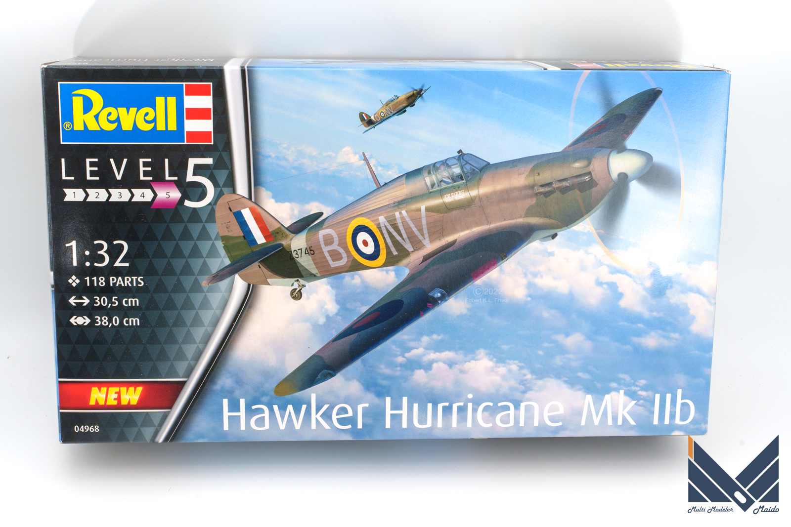 レベル 1/32 ホーカー ハリケーン Mk.Ⅱ キット紹介 Hawker Hurricane
