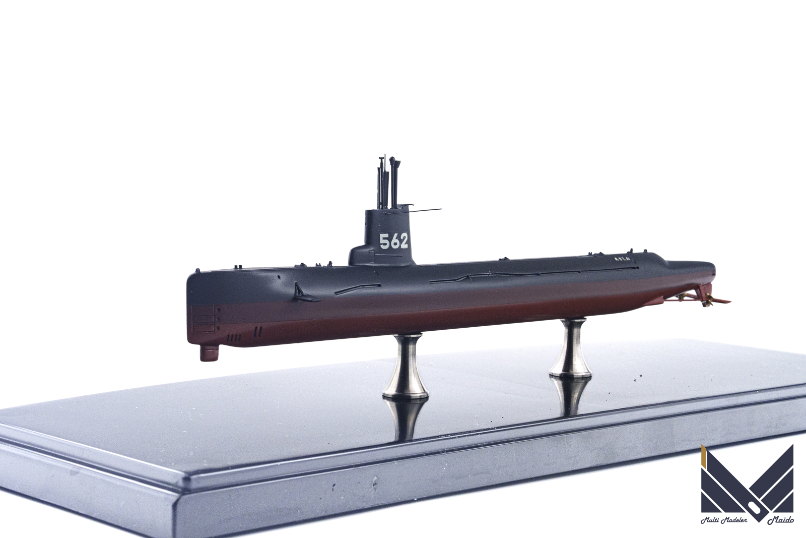 ピットロード　1/350 海上自衛隊あさしお型潜水艦　あさしお（初代）　レジンキット　完成品