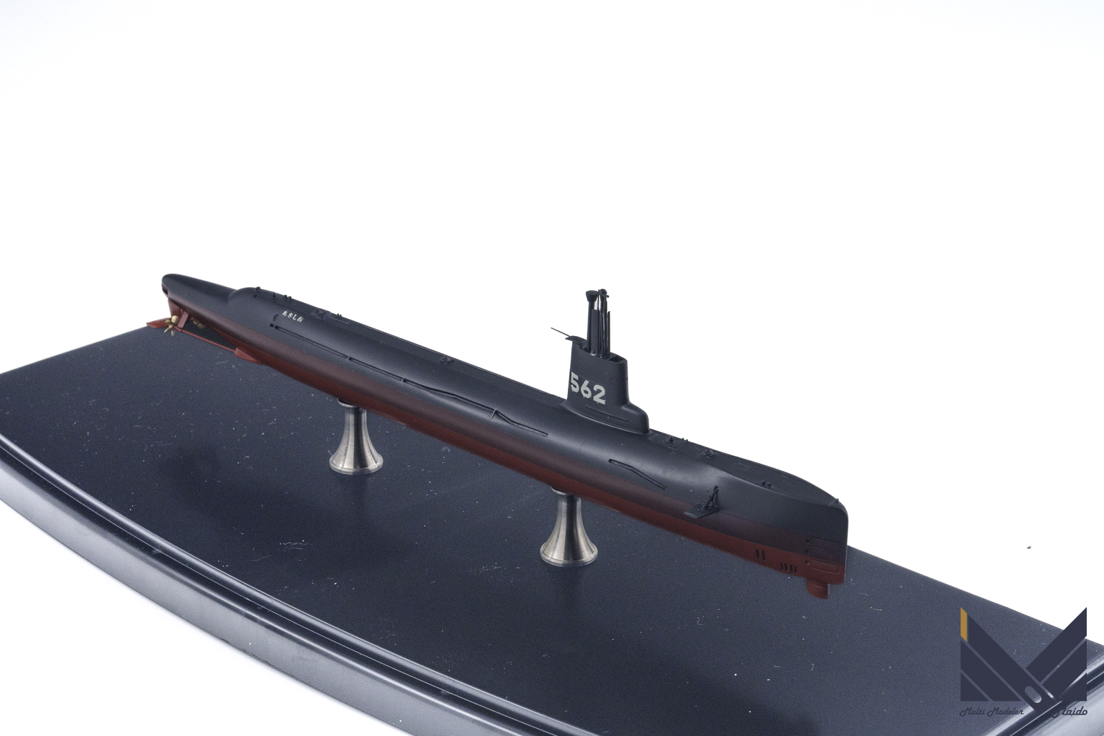 ピットロード　1/350 海上自衛隊あさしお型潜水艦　あさしお（初代）　レジンキット　完成品