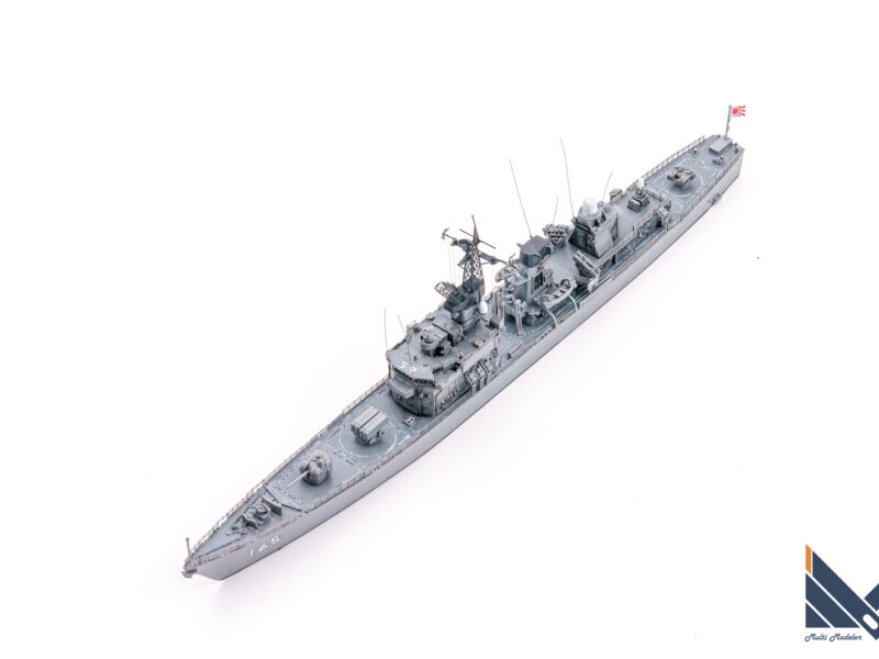 ピットロード　1/700　海上自衛隊たかつき護衛艦　きくづき FRAM後　レジンキット　完成品