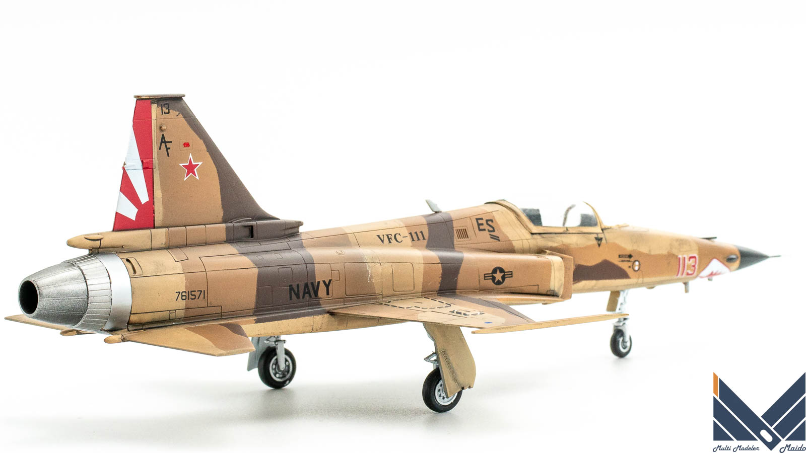 ハセガワ　1.72　架空　F-20N　アグレッサー　プラモデル　完成品