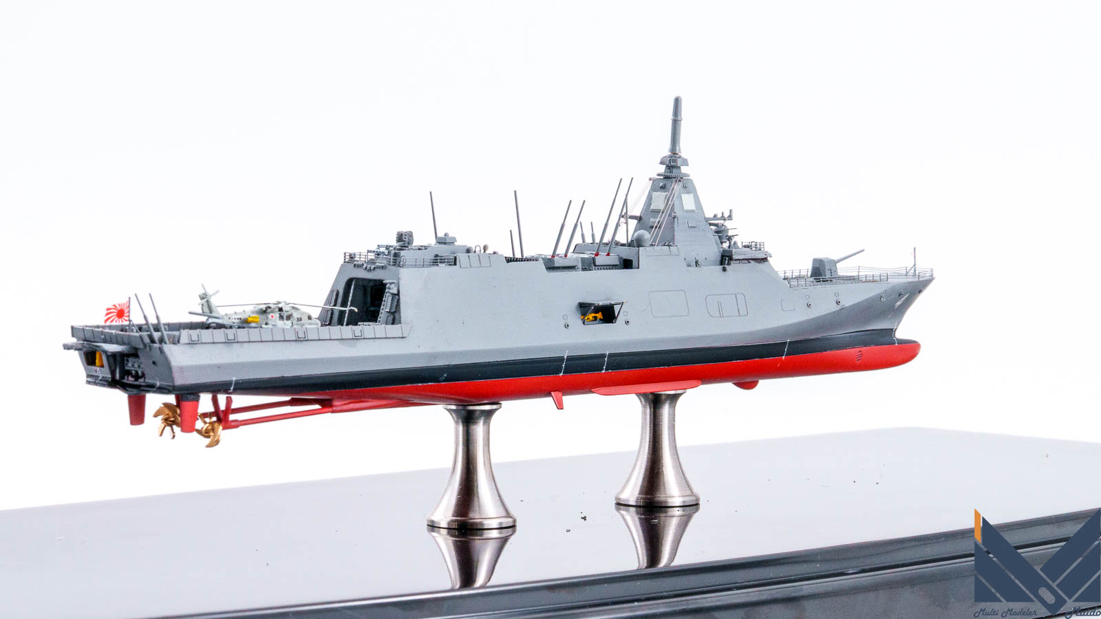 ピットロード　1/700　海上自衛隊もがみ型護衛艦みくま　プラモデル　完成品