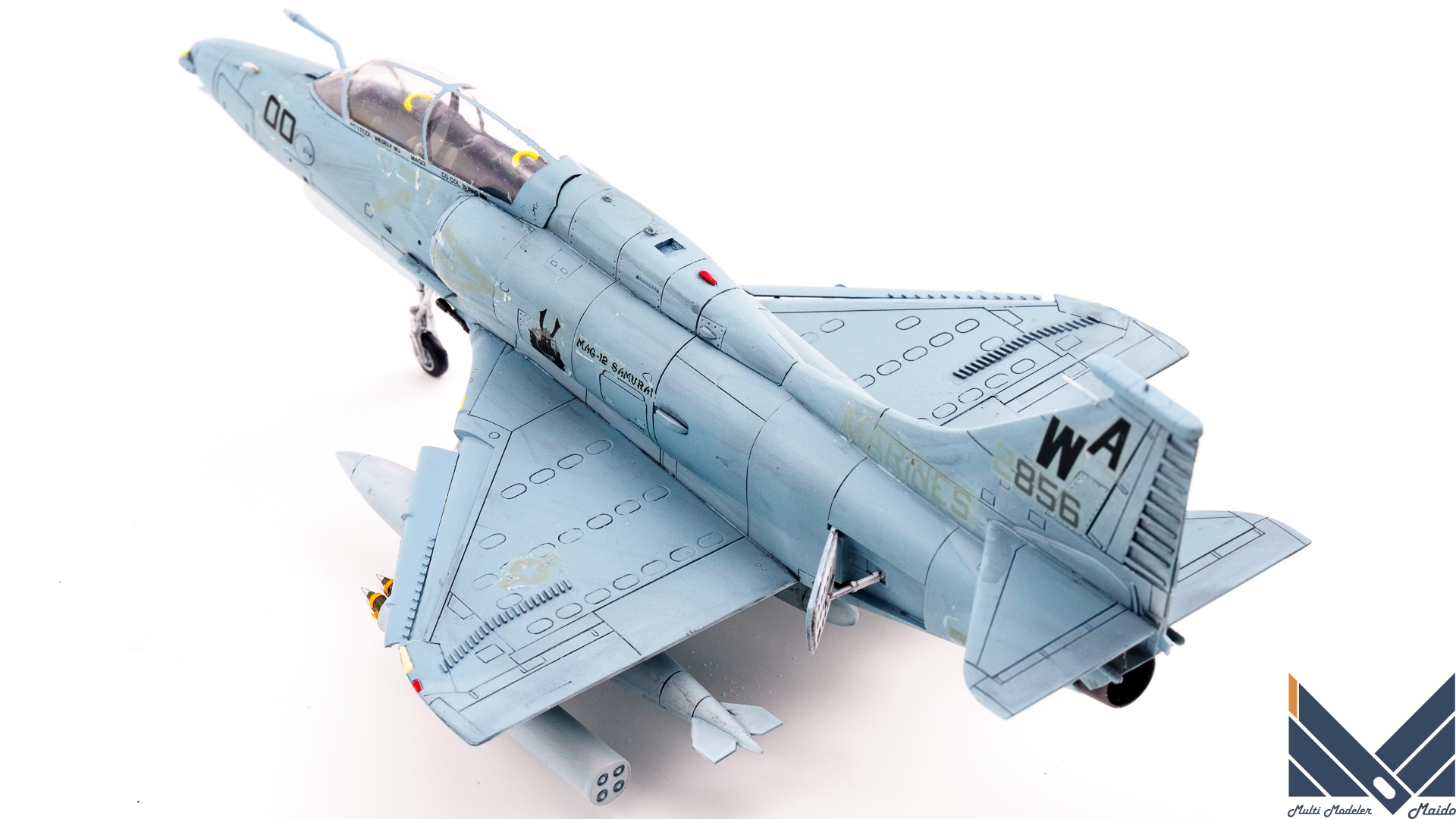 フジミ　1/72 OA-4M スカイホーク　プラモデル　完成品