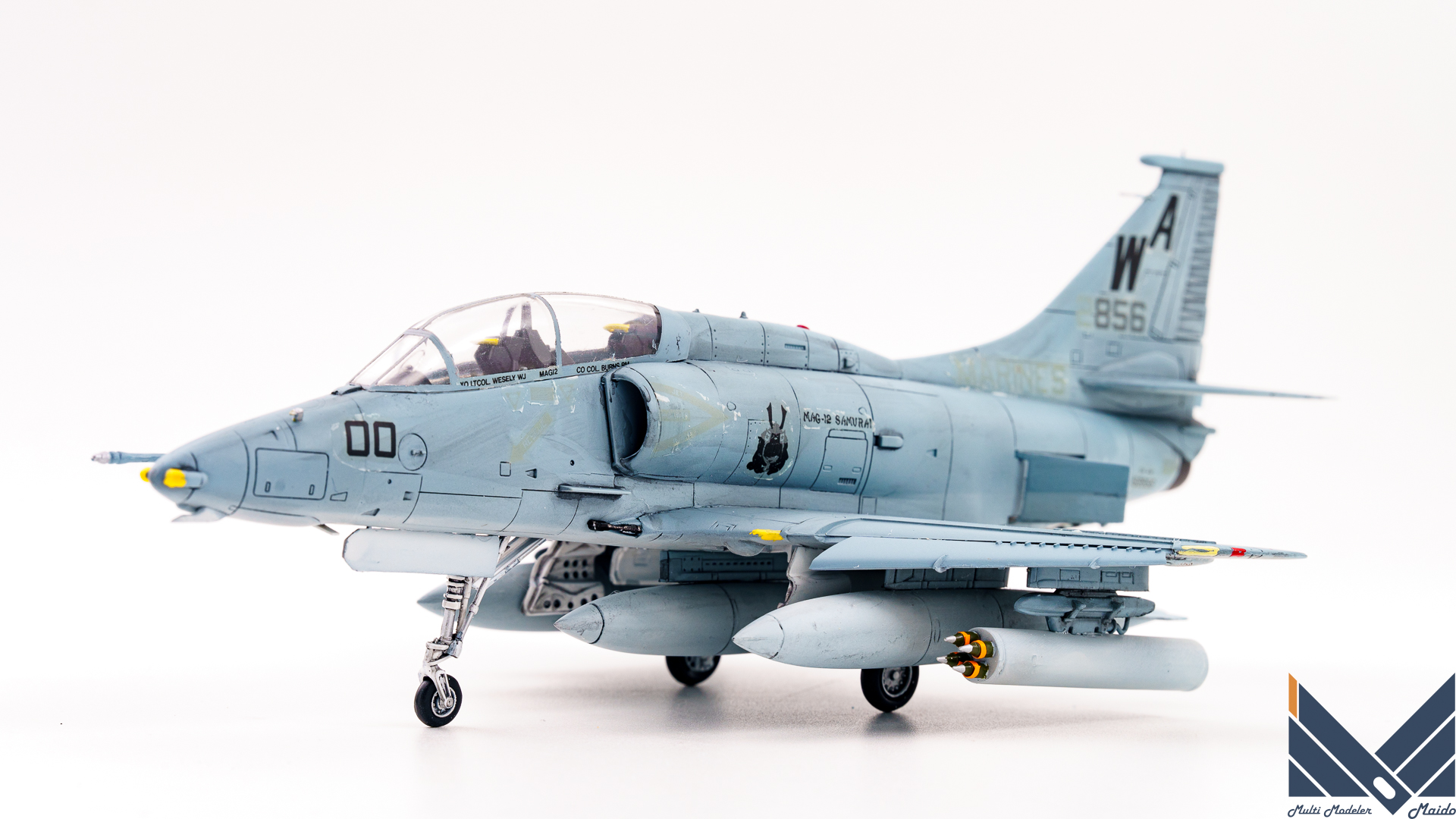 フジミ　1/72 OA-4M スカイホーク　プラモデル　完成品