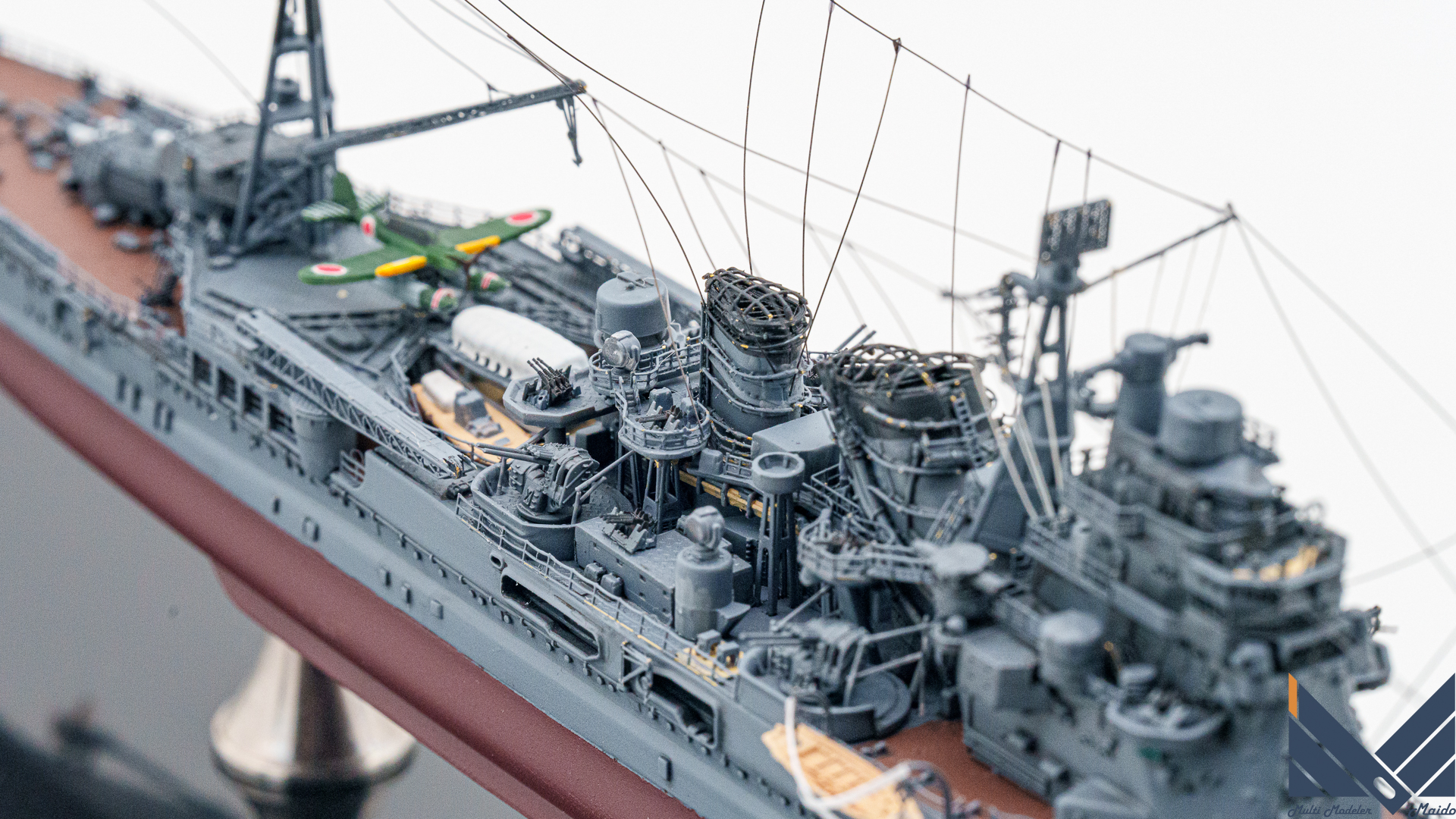 フジミ　1/700 日本海軍重巡洋艦　高雄　プラモデル　完成品