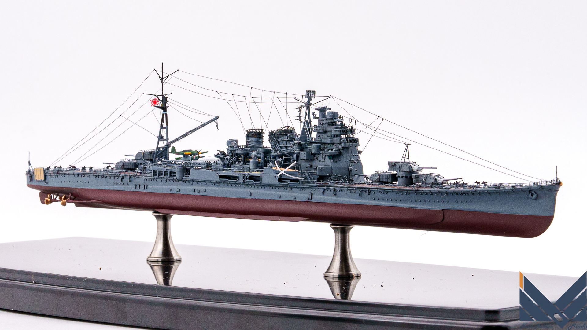 フジミ　1/700 日本海軍重巡洋艦　高雄　プラモデル　完成品