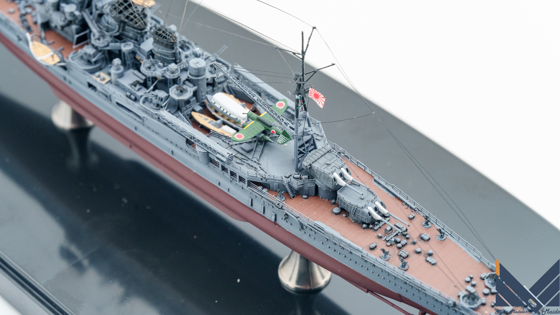 フジミ　1/700 日本海軍重巡洋艦　高雄　プラモデル　完成品