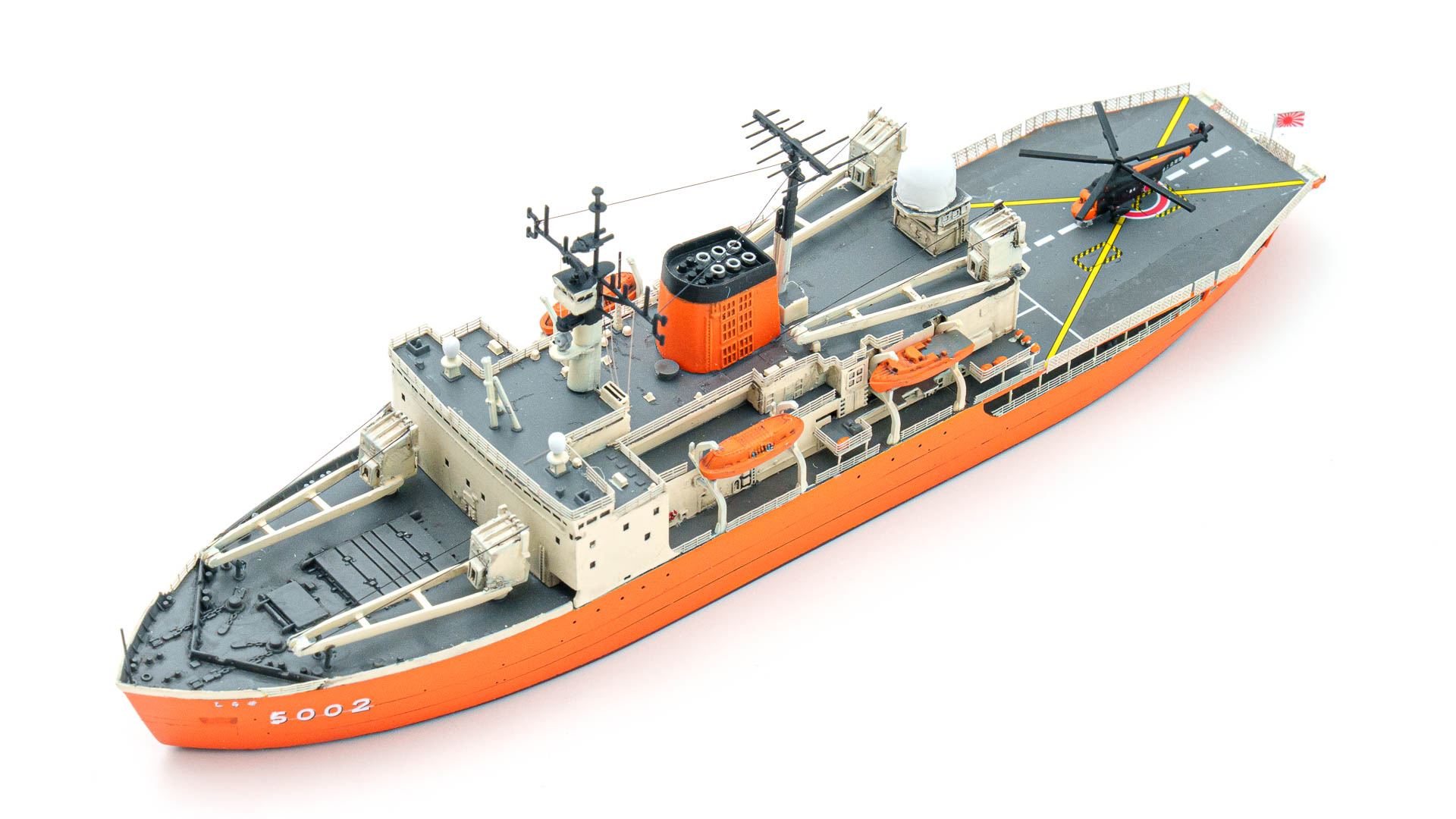 フォーサイト/シールズモデル　1/700　海上自衛隊　南極観測船　しらせ5002　プラモデル　完成品