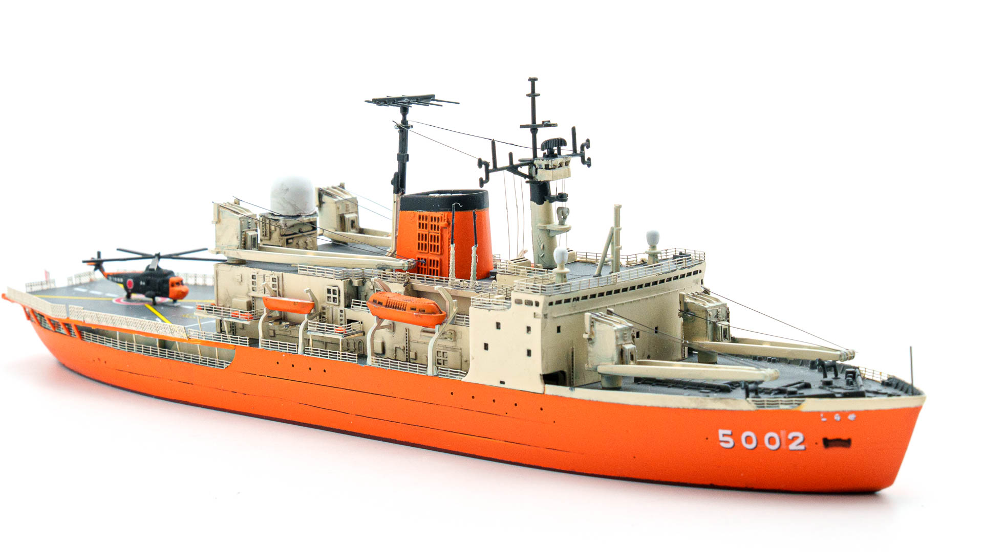フォーサイト/シールズモデル　1/700　海上自衛隊　南極観測船　しらせ5002　プラモデル　完成品