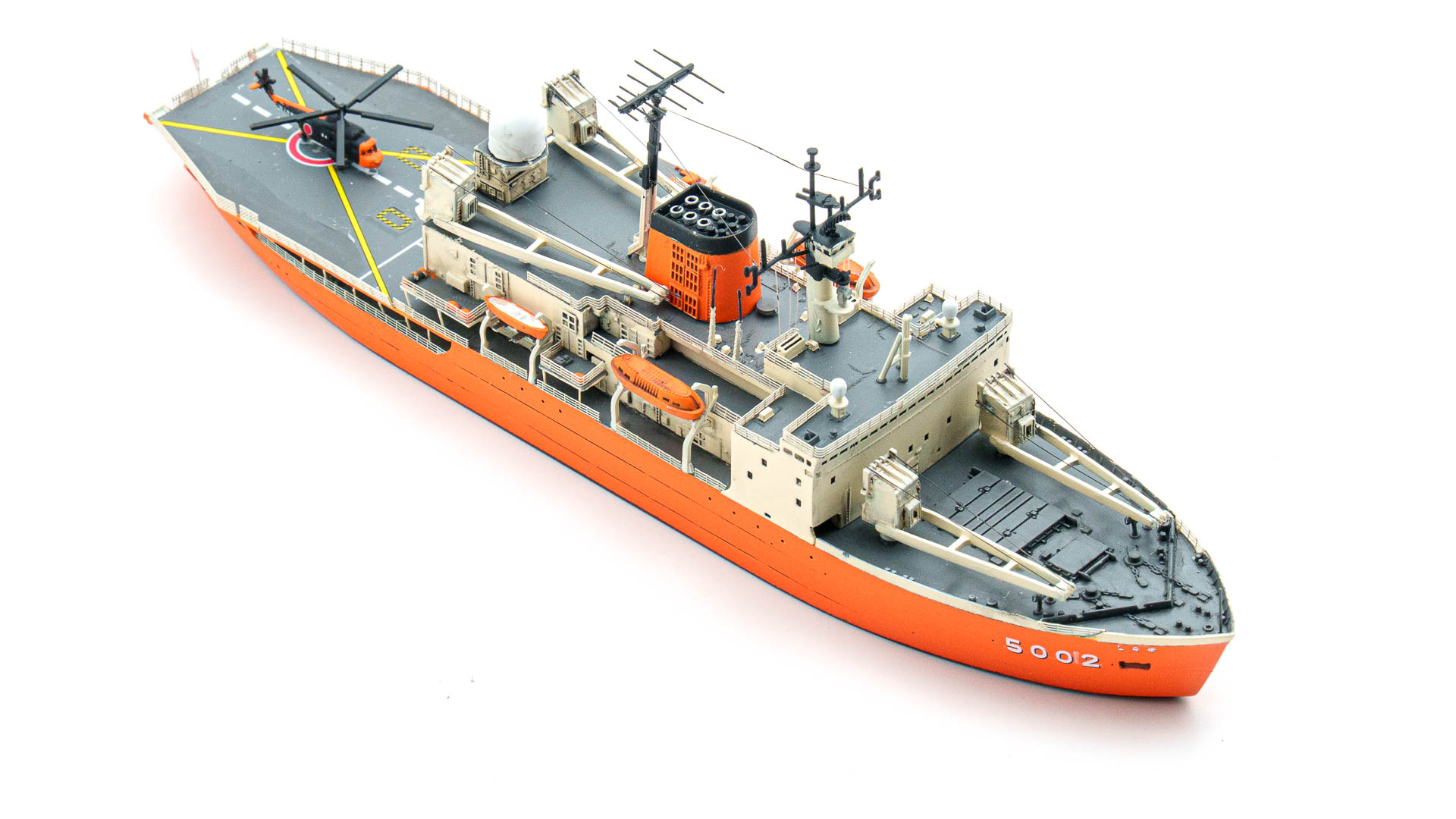 フォーサイト/シールズモデル　1/700　海上自衛隊　南極観測船　しらせ5002　プラモデル　完成品