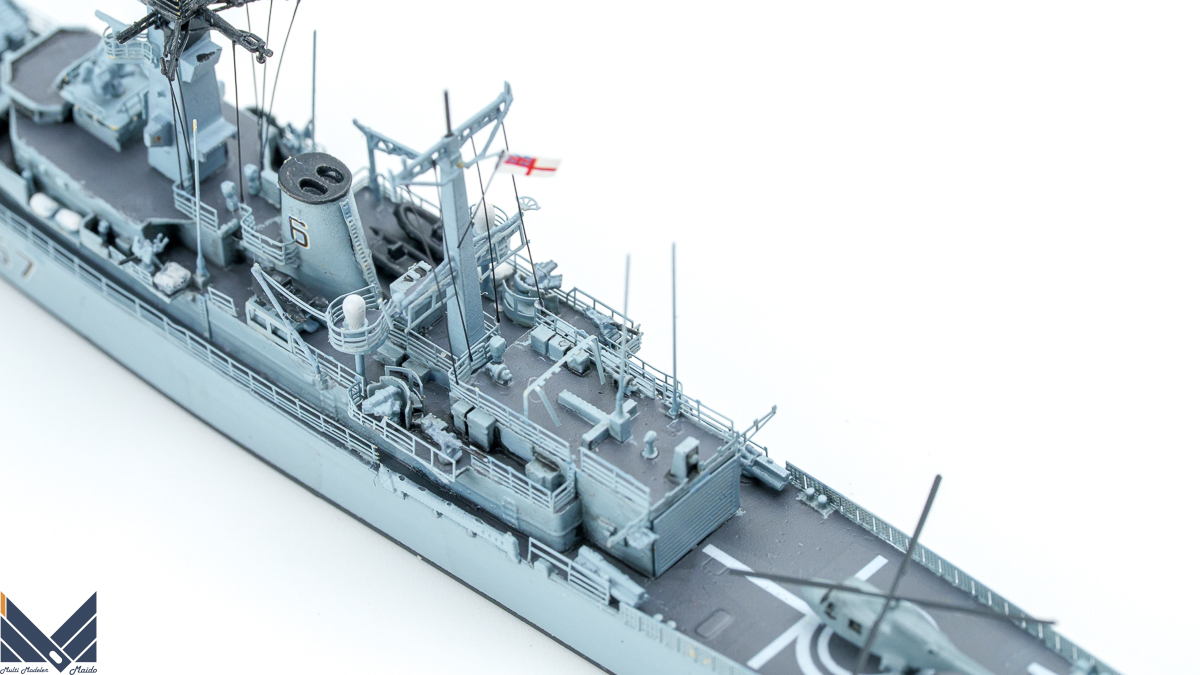 スターリングモデル 1/700 イギリス海軍リアンダー級フリゲート アンドロメダ 完成品