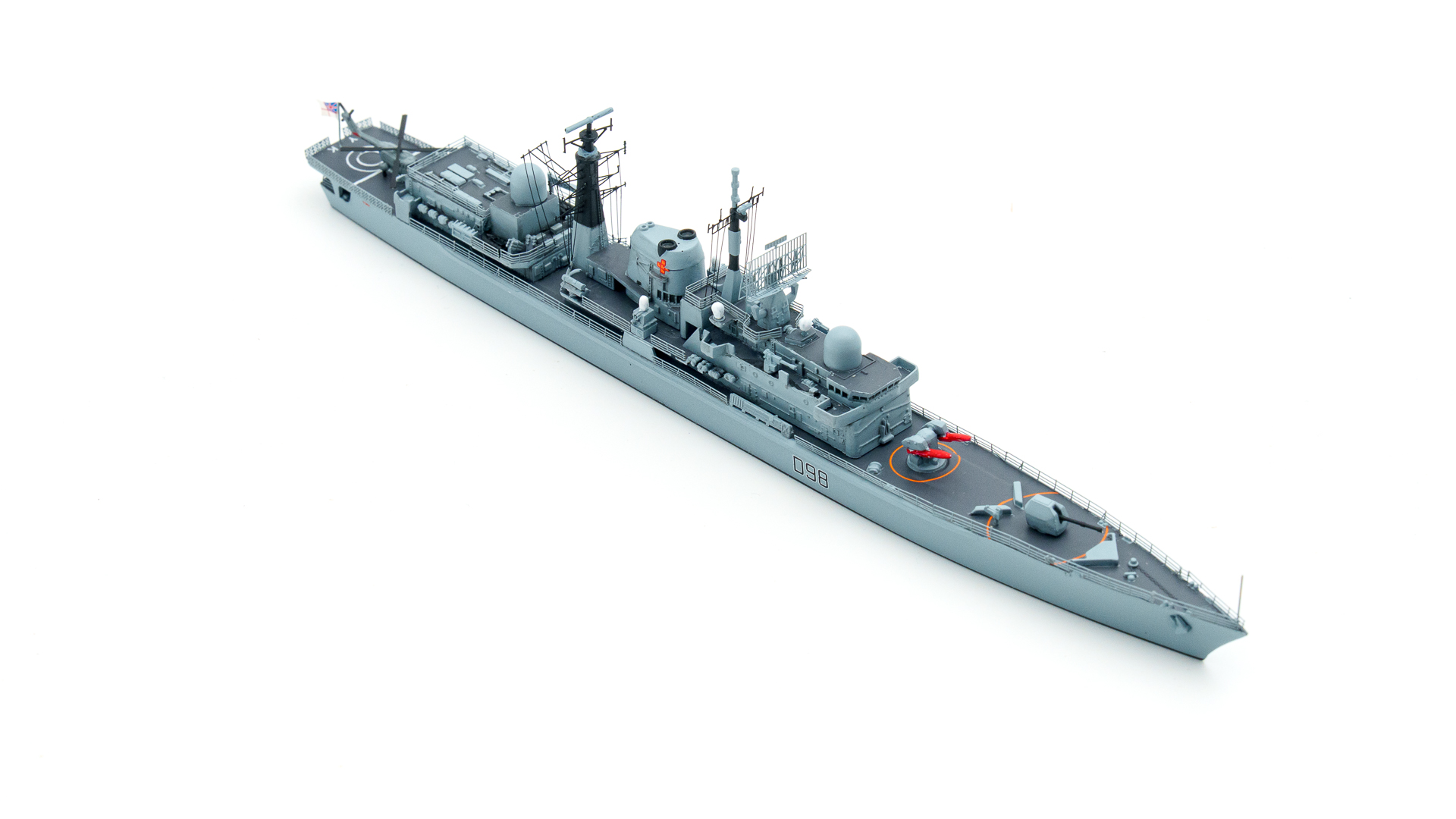 ドラゴン 1/700 イギリス海軍駆逐艦 ヨーク プラモデル 完成品