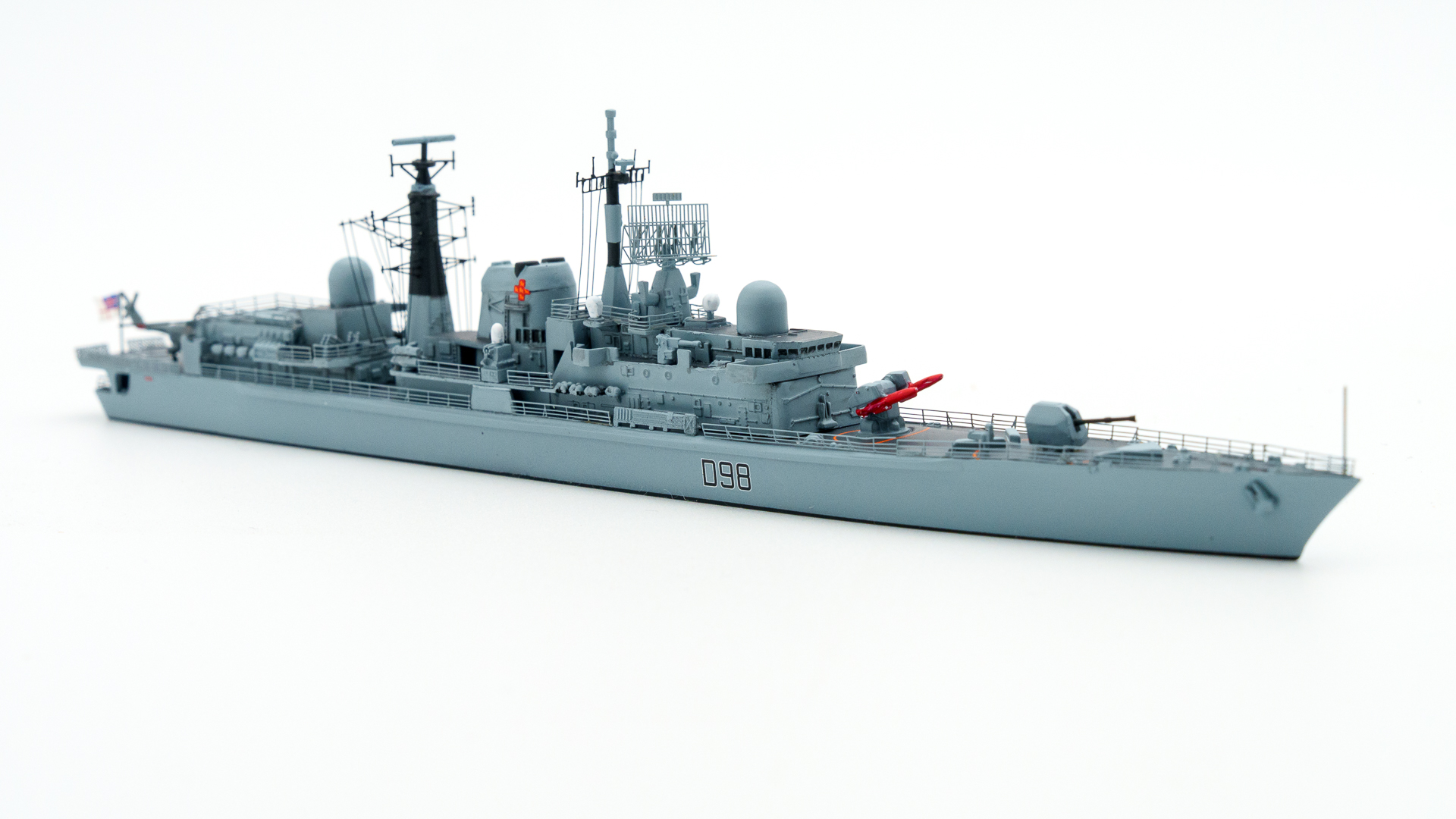 ドラゴン 1/700 イギリス海軍駆逐艦 ヨーク プラモデル 完成品
